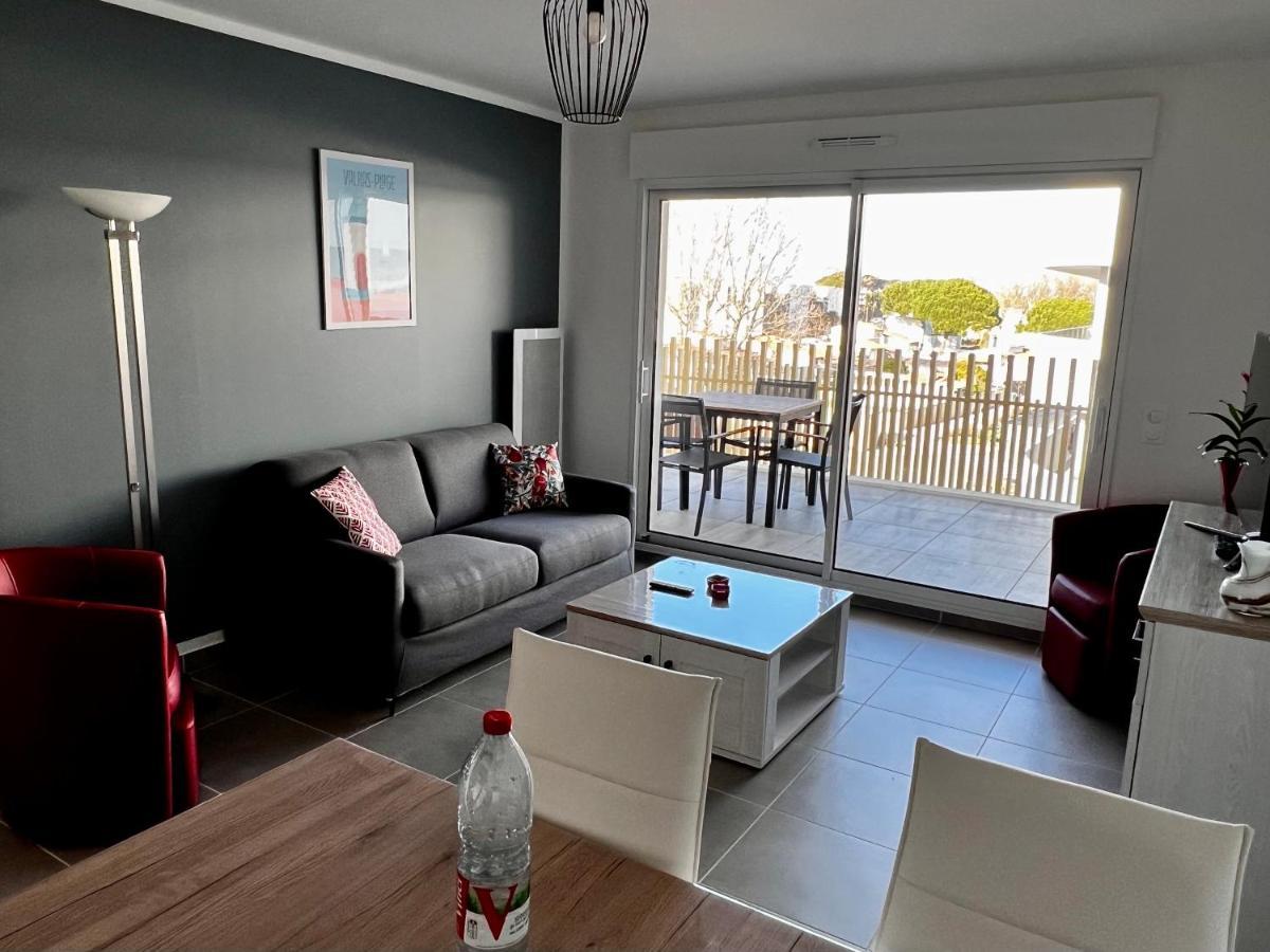T2 Neuf + Piscine, 5 Mn A Pied Des Plages Serignan Exterior photo
